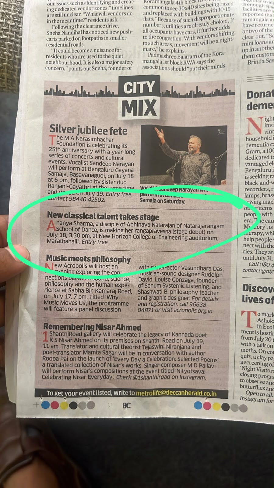 Deccan Herald clipping